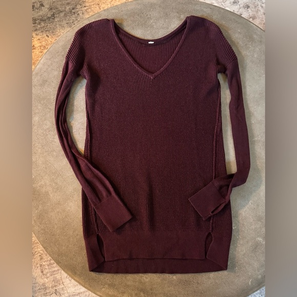 Lululemon The Sweater Life Heathered Bordeaux - Picture 2 of 3